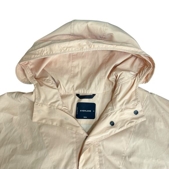 Everlane Yellow Tan ReNew Anorak Rain Parka Size M - Picture 3 of 14